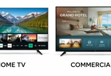 Téléviseurs commerciaux et téléviseurs domestiques, quelle est la différence ?