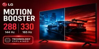 Technologie Motion Booster 288 et 330 dans les téléviseurs LG
