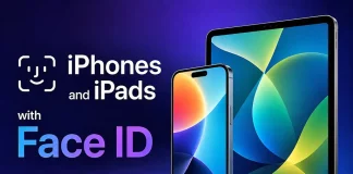 Liste des iPhone et iPad avec Face ID