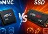 La différence entre le stockage eMMC et SSD