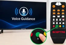 Comment activer ou désactiver Voice Guidance sur un téléviseur Sceptre