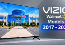 Modèles de téléviseurs VIZIO par année (2017–aujourd’hui)