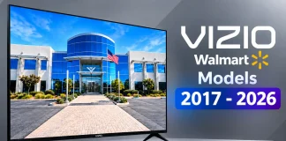Modèles de téléviseurs VIZIO par année (2017–aujourd’hui)